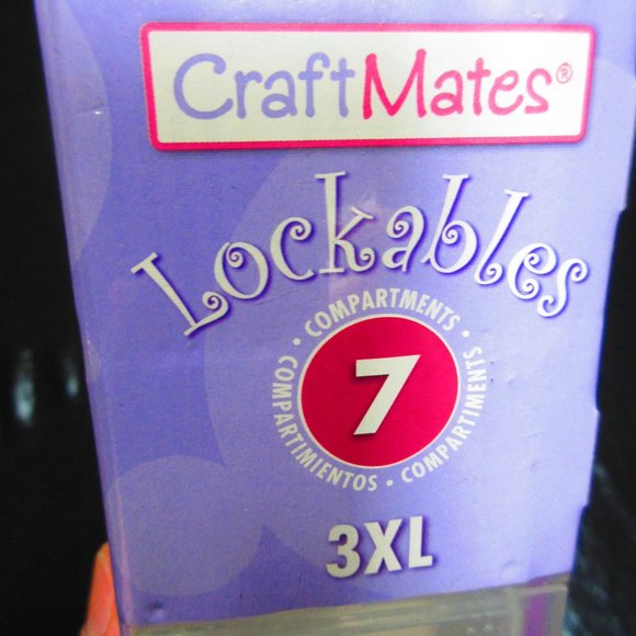CraftMates Lockables 3XL 7 Compartment Bead Storage Price - Picture 2 of 8